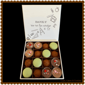 Bonbon doosje met macarons