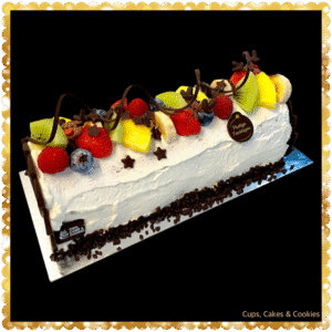Bûche Slagroom met vers fruit